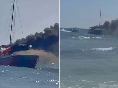 Causa del incendio en embarcación en Isla Saona